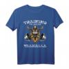 Training, um Valhalla Gewichtheben Gym Workout Fitness T-Shirt – Wikinger-Motiv für Kraftsport & Fitness, Geschenk für Männer & Frauen