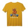 The Struggle Is Real OX Gewichtheben Kreuzheben Fitness T-Shirt – Lustiges Workout-Shirt für Kraftsportler, Fantasy-Liebhaber & Geschenke für Fitnessfans