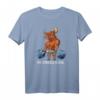 The Struggle Is Real OX Gewichtheben Kreuzheben Fitness T-Shirt – Lustiges Workout-Shirt für Kraftsportler, Fantasy-Liebhaber & Geschenke für Fitnessfans
