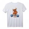 The Struggle Is Real OX Gewichtheben Kreuzheben Fitness T-Shirt – Lustiges Workout-Shirt für Kraftsportler, Fantasy-Liebhaber & Geschenke für Fitnessfans