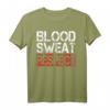 Blut Schweiß und Respekt T-Shirt – Motivationsshirt für Fitness, Gewichtheben & Workout, Ideal als Geschenk für Sportler und Fitness-Enthusiasten