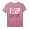 Blut Schweiß und Respekt T-Shirt – Motivationsshirt für Fitness, Gewichtheben & Workout, Ideal als Geschenk für Sportler und Fitness-Enthusiasten