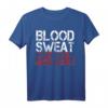 Blut Schweiß und Respekt T-Shirt – Motivationsshirt für Fitness, Gewichtheben & Workout, Ideal als Geschenk für Sportler und Fitness-Enthusiasten