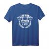 The Iron Never Lies Hantel/Kranz Design für Gewichtheber T-Shirt – Motivationsshirt für Kraftsportler & Fitnessstudio