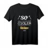 So sieht ein richtig cooler Gleisbauer aus - Geschenkidee T-Shirt für Gleisbauer zum Geburtstag, Abschluss und Freizeit
