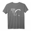 Born To Fly Paragliding T-Shirt – Perfektes Geschenk für Gleitschirmflieger, Abenteurer und Himmel-Liebhaber zu Geburtstag, Weihnachten, Muttertag & Vatertag