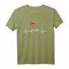 Paragleiter Paragliding Herzschlag T-Shirt – Perfektes Geschenk für Gleitschirmflieger & Tandemflug-Enthusiasten