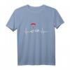 Paragleiter Paragliding Herzschlag T-Shirt – Perfektes Geschenk für Gleitschirmflieger & Tandemflug-Enthusiasten
