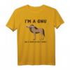 Funny Gnus Shirt - Gnu Costume T-Shirt mit Humor für Halloween & Tierliebhaber