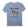 Funny Gnus Shirt - Gnu Costume T-Shirt mit Humor für Halloween & Tierliebhaber