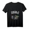 Damen Winter Gnoming Gnomes In Mask Plaid Hat Xmas Quarantine T-Shirt – Lustiges Weihnachtsgeschenk für Familie, Gartenliebhaber & Quarantäne-Partys
