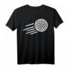 Golf T-Shirt mit Golf Ball Motiv - Klassisch geschnitten, ideal für Golfspieler und als Geschenk