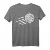 Golf T-Shirt mit Golf Ball Motiv - Klassisch geschnitten, ideal für Golfspieler und als Geschenk