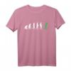 Golf Evolution - Lustiges Golfspieler Geschenk T-Shirt für Golfliebhaber und Coaches