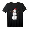 Santa Snowman Golf Lover Lustiges Weihnachts-T-Shirt – Perfektes Geschenk für Golfer und Familie zu Weihnachten