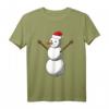 Santa Snowman Golf Lover Lustiges Weihnachts-T-Shirt – Perfektes Geschenk für Golfer und Familie zu Weihnachten