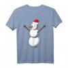 Santa Snowman Golf Lover Lustiges Weihnachts-T-Shirt – Perfektes Geschenk für Golfer und Familie zu Weihnachten