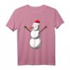 Santa Snowman Golf Lover Lustiges Weihnachts-T-Shirt – Perfektes Geschenk für Golfer und Familie zu Weihnachten