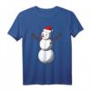 Santa Snowman Golf Lover Lustiges Weihnachts-T-Shirt – Perfektes Geschenk für Golfer und Familie zu Weihnachten