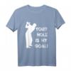 Zweideutiges lustiges Golf T-Shirt | Erwachsenen Humor Geschenk für Männer, Junggesellen & Partygänger – 'Your Hole Is My Goal'