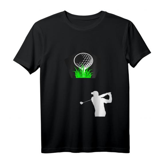 Golfer T-Shirt - Klassisch geschnitten mit doppelt genähtem Saum für Golfspieler und Golfbegeisterte Golfer T-Shirt - Klassisch geschnitten mit doppelt genähtem Saum für Golfspieler und Golfbegeisterte