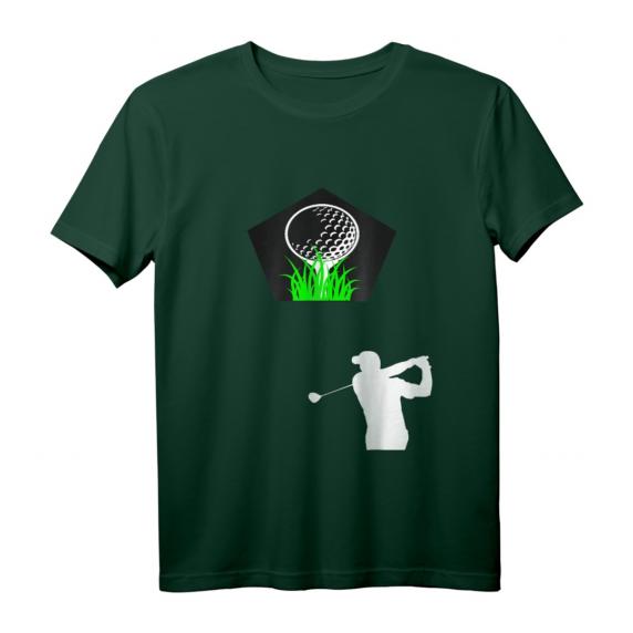 Golfer T-Shirt - Klassisch geschnitten mit doppelt genähtem Saum für Golfspieler und Golfbegeisterte Golfer T-Shirt - Klassisch geschnitten mit doppelt genähtem Saum für Golfspieler und Golfbegeisterte