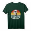 Mens Best Dad By Par Funny Golf Shirt - Perfektes Vatertags- und Geburtstagsgeschenk für golfende Väter mit Humor