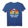 Mens Best Dad By Par Funny Golf Shirt - Perfektes Vatertags- und Geburtstagsgeschenk für golfende Väter mit Humor