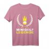 HapMonkey Minigolfer T-Shirt – Cooles Geschenk für Hobby- und Profigolfer, perfekt für Geburtstag, Weihnachten, Vatertag & Muttertag