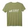 Evolution der Menschheit zum Golfer - Witziges Golf T-Shirt für Fans und Golfer, Perfekt für Turniere & als Geschenk