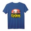 Official 'May The Course Be With You' Funny Disc Golf T-Shirt – Perfect for Players, Space Nerds & Sci-Fi Fans as a Gift or Tournament Wear