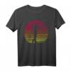 Retro Golfspieler T-Shirt mit Golfschläger Silhouette – Perfektes Geschenk für Golfer Damen und Herren