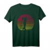 Retro Golfspieler T-Shirt mit Golfschläger Silhouette – Perfektes Geschenk für Golfer Damen und Herren