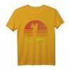 Retro Golfspieler T-Shirt mit Golfschläger Silhouette – Perfektes Geschenk für Golfer Damen und Herren