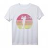 Retro Golfspieler T-Shirt mit Golfschläger Silhouette – Perfektes Geschenk für Golfer Damen und Herren