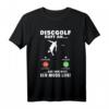 Discgolf Scheibe Telefon Wurfscheibe T-Shirt - Witziges Motiv für Disc Golfer, Turniere & Freizeit