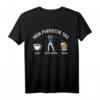 Lustiges Golf Spieler Fan T-Shirt – Mein perfekter Tag mit Kaffee, Bier & Golfmotiv für Golfliebhaber & Teams