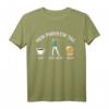 Lustiges Golf Spieler Fan T-Shirt – Mein perfekter Tag mit Kaffee, Bier & Golfmotiv für Golfliebhaber & Teams