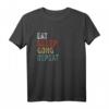 Eat Sleep Gong Repeat Lustiges Vintage Retro T-Shirt – Perfektes Geschenk für Gong-Fans, Kinder, Eltern & Kollegen zu Weihnachten oder Geburtstag