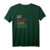 Eat Sleep Gong Repeat Lustiges Vintage Retro T-Shirt – Perfektes Geschenk für Gong-Fans, Kinder, Eltern & Kollegen zu Weihnachten oder Geburtstag