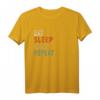 Eat Sleep Gong Repeat Lustiges Vintage Retro T-Shirt – Perfektes Geschenk für Gong-Fans, Kinder, Eltern & Kollegen zu Weihnachten oder Geburtstag