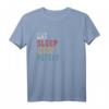 Eat Sleep Gong Repeat Lustiges Vintage Retro T-Shirt – Perfektes Geschenk für Gong-Fans, Kinder, Eltern & Kollegen zu Weihnachten oder Geburtstag