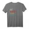 Eat Sleep Gong Repeat Lustiges Vintage Retro T-Shirt – Perfektes Geschenk für Gong-Fans, Kinder, Eltern & Kollegen zu Weihnachten oder Geburtstag