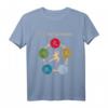 Qi Gong Tai-Chi Fünf Elemente Lehre Wu Xing T-Shirt – Ausdruck chinesischer Kultur, Gesundheit und Balance für Yoga, Tai-Chi & Feng Shui Liebhaber