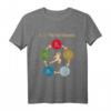 Qi Gong Tai-Chi Fünf Elemente Lehre Wu Xing T-Shirt – Ausdruck chinesischer Kultur, Gesundheit und Balance für Yoga, Tai-Chi & Feng Shui Liebhaber