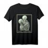 Tarotkarte Shirt The Lovers Gothic Halloween Hexe T-Shirt – Okkulte, Hexen- & Gothic-Mode für Halloween, Valentinstag & Wahrsagerfans
