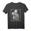 Tarotkarte Shirt The Lovers Gothic Halloween Hexe T-Shirt – Okkulte, Hexen- & Gothic-Mode für Halloween, Valentinstag & Wahrsagerfans