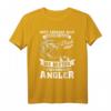 Gott erschuf alle Menschen gleich besten wurden Angler T-Shirt – Lustige Angelbekleidung für Fischer, Anglerin & Fisherman, perfektes Geschenk für Angelenthusiasten