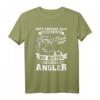 Gott erschuf alle Menschen gleich besten wurden Angler T-Shirt – Lustige Angelbekleidung für Fischer, Anglerin & Fisherman, perfektes Geschenk für Angelenthusiasten