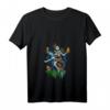 Damen T-Shirt mit Lord Shiva Nataraja Tanzen Hindu Gott - Spirituelles Hinduismus Design mit V-Ausschnitt
